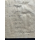 Cocteau Jean Lettre autograhe signée à Jean Marie Magnan et photo de presse