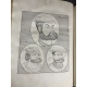 Lavater Johann Kaspar Essai sur la Physiognomonie Edition originale française [1781] Eaux fortes et gravures splendides