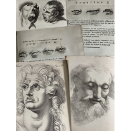 Lavater Johann Kaspar Essai sur la Physiognomonie Edition originale française [1781] Eaux fortes et gravures splendides