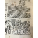 Incunable Werner ROLEVINCK. Fasciculus temporum . Venise, Erhard Ratdolt, 1484 Première vue imprimée de Venise. Nombreux bois