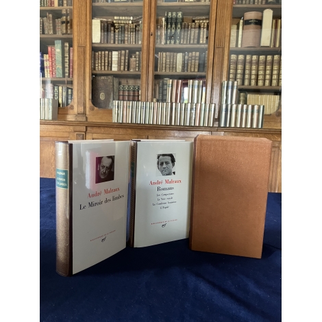 Collection Bibliothèque de la pléiade NRF Malraux Miroir des limbes romans coffret collector épuisé