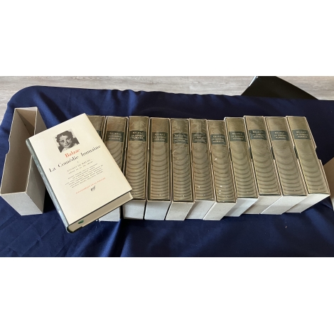 Balzac La comédie Humaine 12 vol Economisez 266 euros Collection Bibliothèque de la pléiade NRF Etat de neuf superbe