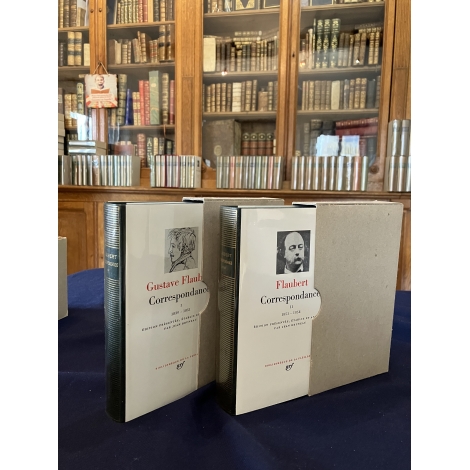Flaubert Gustave Correspondance 2 vol Collection Bibliothèque de la pléiade NRF Etat de neuf superbe Economisez 50 euros