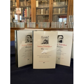 Tchékhov anton Oeuvres 3 volumes Collection Bibliothèque de la pléiade NRF Etat de neuf superbe Economisez 60 euros