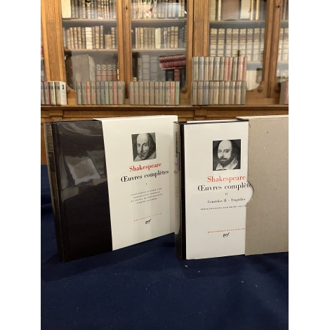 Shakespeare William Oeuvres complètes Collection Bibliothèque de la pléiade NRF Etat de neuf superbe