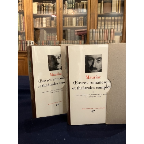 Mauriac Oeuvres romanesques et théatrales complètes Collection Bibliothèque de la pléiade NRF Etat de neuf superbe