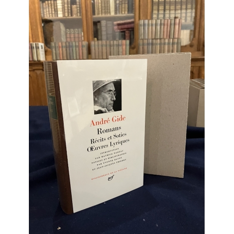 Gide André Romans récits et soties Collection Bibliothèque de la pléiade NRF Etat de neuf superbe