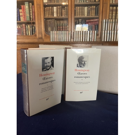 Hemingway Ernest Oeuvres romanesques Collection Bibliothèque de la pléiade NRF Etat de neuf superbe
