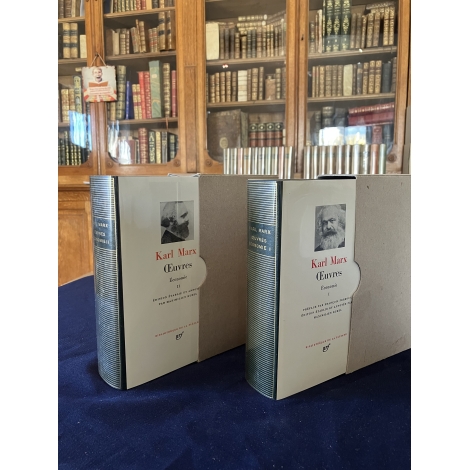 Karl Marx Economie 1 et 2 Collection Bibliothèque de la pléiade NRF Etat de neuf superbe