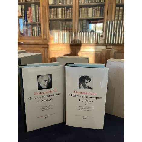 Chateaubriand Oeuvres romanesques voyages Collection Bibliothèque de la pléiade NRF Etat de neuf superbe