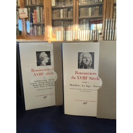 Romanciers du XVIIIe siècle 2 vol Collection Bibliothèque de la pléiade NRF Etat de neuf superbe