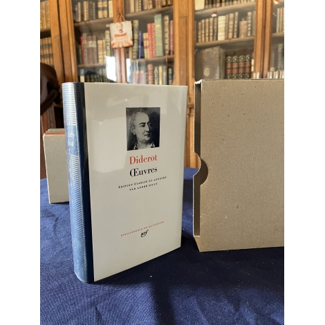 Diderot Oeuvres Collection Bibliothèque de la pléiade NRF Etat de neuf superbe epuisé