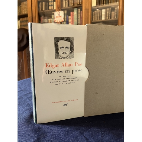 Edgar Allan Poe Oeuvres en prose Collection Bibliothèque de la pléiade NRF Etat de neuf superbe