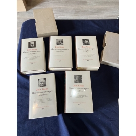 Jean Giono Oeuvre romanesque 5 vol Collection Bibliothèque de la pléiade NRF Etat de neuf superbe