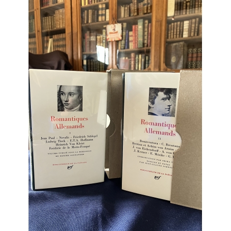 Romantiques Allemands 1 et 2 Collection Bibliothèque de la pléiade NRF Etat de neuf superbe