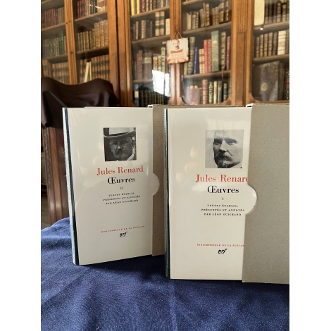 Jules Renard Oeuvres 1 et 2 Collection Bibliothèque de la pléiade NRF Etat de neuf superbe
