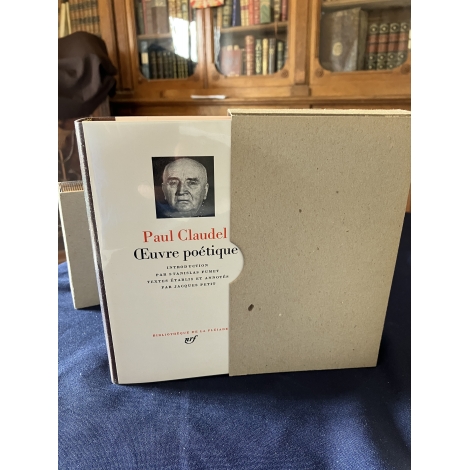 Paul Claudel Oeuvre poétique Collection Bibliothèque de la pléiade NRF Etat de neuf superbe