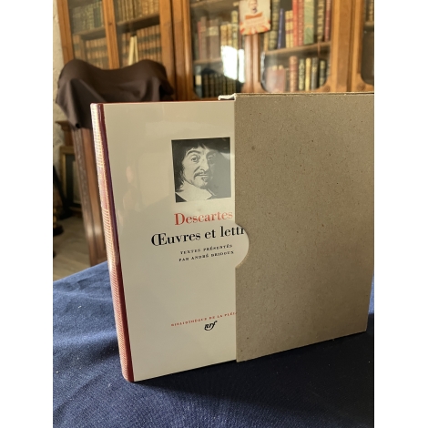 Descartes Oeuvres et lettres Collection Bibliothèque de la pléiade NRF Etat de neuf superbe