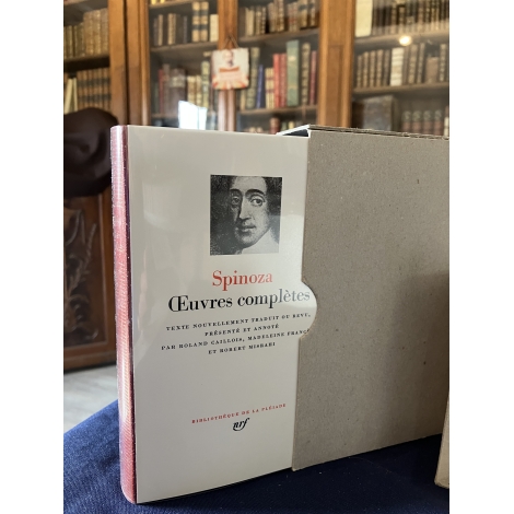 Spinoza Oeuvres complètes Collection Bibliothèque de la pléiade NRF Etat de neuf superbe Epuisé