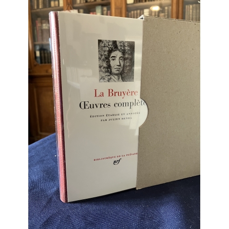 Jean de la Bruyère Oeuvres complètes Caractères Collection Bibliothèque de la pléiade NRF Etat de neuf superbe