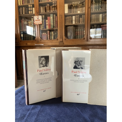 Paul Valery Oeuvres T1 et 2 Bibliothèque de la pléiade NRF Etat de neuf superbe
