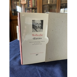 Malherbe Oeuvres Epuisé Collection Bibliothèque de la pléiade NRF Etat de neuf superbe