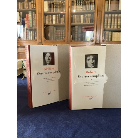 Molière Oeuvres complètes T1 et 2 Bibliothèque de la pléiade NRF Etat de neuf superbe