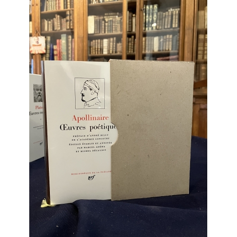 Apollinaire Oeuvre poétique Collection Bibliothèque de la pléiade NRF Etat de neuf superbe