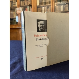 Sainte Beuve Port royal Tome 1 Epuisé Rare Collection Bibliothèque de la pléiade NRF Etat de neuf superbe