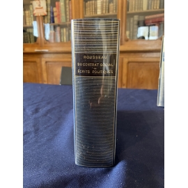 Rousseau Jean Jacques Du contrat social Ecrits politiques Collection Bibliothèque de la pléiade NRF Etat de neuf superbe