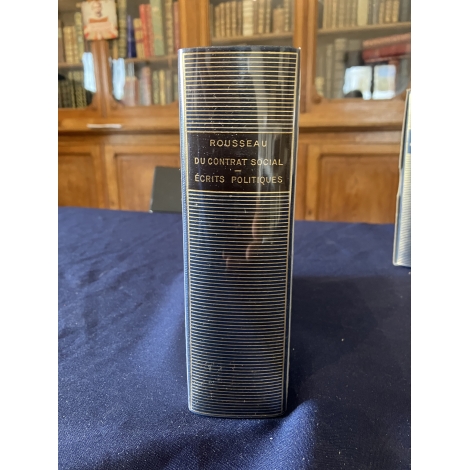 Rousseau Jean Jacques Du contrat social Ecrits politiques Collection Bibliothèque de la pléiade NRF Etat de neuf superbe