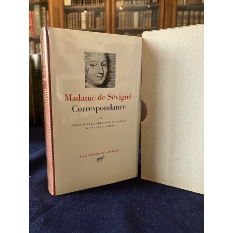 Madame de Sévigné Correspondance tome 2 Collection Bibliothèque de la pléiade NRF Etat de neuf superbe