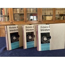 Histoire des littératures EPUISE Collection Bibliothèque de la pléiade NRF Etat de neuf superbe