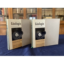 Géologie 1 et 2 EPUISE Collection Bibliothèque de la pléiade NRF Etat de neuf superbe