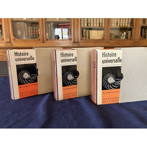 Histoire universelle EPUISE Collection Bibliothèque de la pléiade NRF Etat de neuf superbe