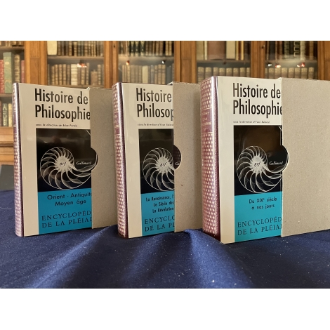 Histoire de la philosophie EPUISE Collection Bibliothèque de la pléiade NRF Etat de neuf superbe