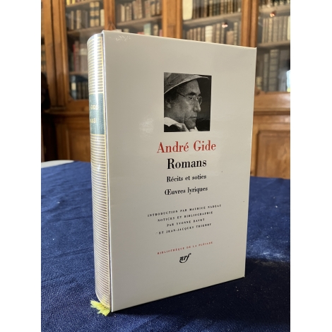 André Gide Romans Récits et soties Collection Bibliothèque de la pléiade NRF Etat de neuf