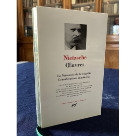 Nietzsche Friedrich Oeuvres Tome 1 Collection Bibliothèque de la pléiade NRF Etat de neuf