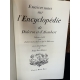 Diderot Encyclopédie ou dictionnaire raisonné des sciences. Fac-similé relié cuir FRanco Maria Ricci