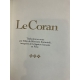 Le Coran Jean de Bonnot Bel exemplaire reliure cuir.1993 tirage de tête numéroté