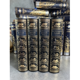 Jean de Bonnot La Fontaine Fables 4 volumes superbes 1982 collector