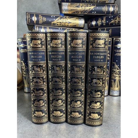 Jean de Bonnot La Fontaine Fables 4 volumes superbes 1982 collector