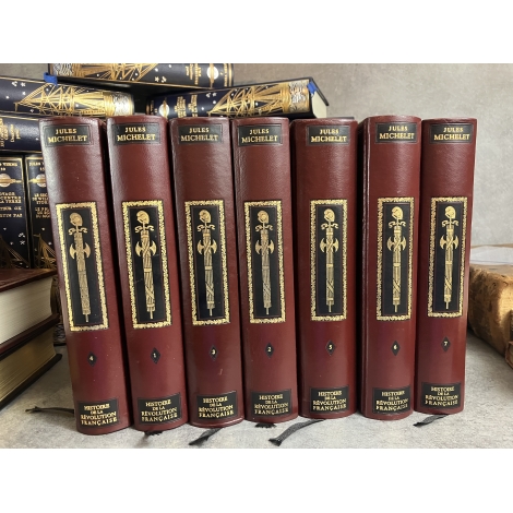 Jean de Bonnot Lot 7 vol Michelet histoire de la révolution Bicentenaire numéroté collector. Economisez 225 euros