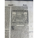 Précieuse Bible post-incunable de 1516 imprimée par Sacon à Lyon pour Koberger de Nuremberg Importantes annotations du temps
