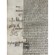 Précieuse Bible post-incunable de 1516 imprimée par Sacon à Lyon pour Koberger de Nuremberg Importantes annotations du temps