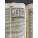 Précieuse Bible post-incunable de 1516 imprimée par Sacon à Lyon pour Koberger de Nuremberg Importantes annotations du temps