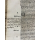 Précieuse Bible post-incunable de 1516 imprimée par Sacon à Lyon pour Koberger de Nuremberg Importantes annotations du temps