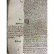 Précieuse Bible post-incunable de 1516 imprimée par Sacon à Lyon pour Koberger de Nuremberg Importantes annotations du temps