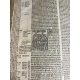 Précieuse Bible post-incunable de 1516 imprimée par Sacon à Lyon pour Koberger de Nuremberg Importantes annotations du temps