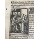 Précieuse Bible post-incunable de 1516 imprimée par Sacon à Lyon pour Koberger de Nuremberg Importantes annotations du temps